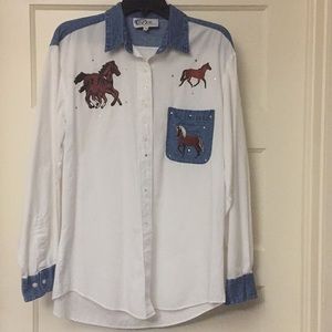 White western shirt.